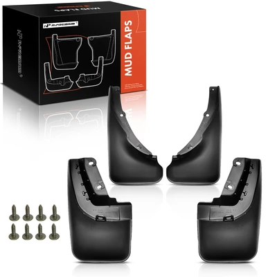 4 Pcs Front & Rear Mud Flaps Splash Guards