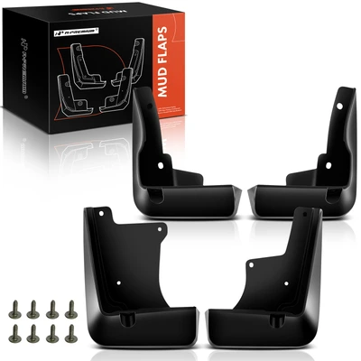 4 Pcs Front & Rear Mud Flaps Splash Guards