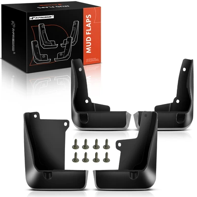 4 Pcs Front & Rear Mud Flaps Splash Guards