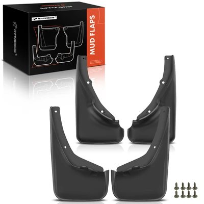 4 Pcs Front & Rear Mud Flaps Splash Guards