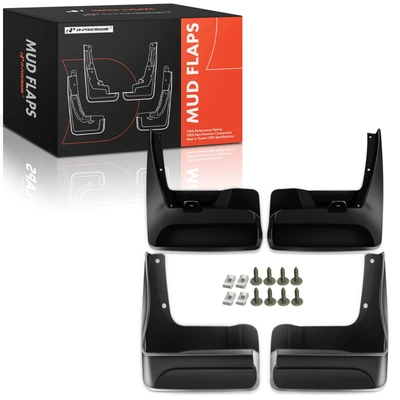 4 Pcs Front & Rear Mud Flaps Splash Guards