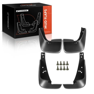 4 Pcs Front & Rear Mud Flaps Splash Guards