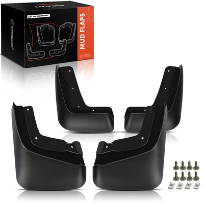 4 Pcs Front & Rear Mud Flaps Splash Guards