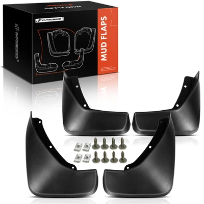 4 Pcs Front & Rear Mud Flaps Splash Guards