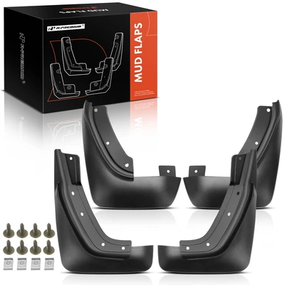 4 Pcs Front & Rear Mud Flaps Splash Guards