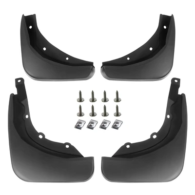 4 Pcs Front & Rear Mud Flaps Splash Guards