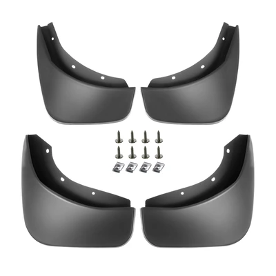 4 Pcs Front & Rear Mud Flaps Splash Guards