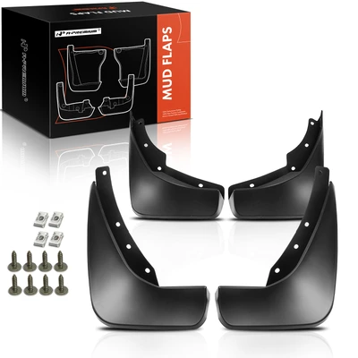 4 Pcs Front & Rear Mud Flaps Splash Guards