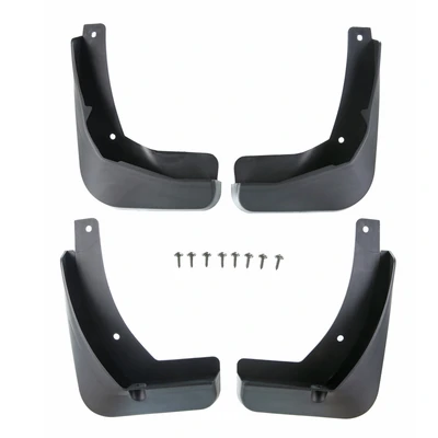 4 Pcs Front & Rear Mud Flaps Splash Guards without Fender Flares