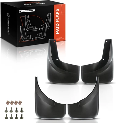 4 Pcs Front & Rear Mud Flaps Splash Guards