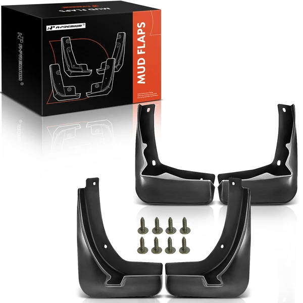 4 Pcs Front & Rear Mud Flaps Splash Guards for Volkswagen GTI 2015-2017 Hatchback