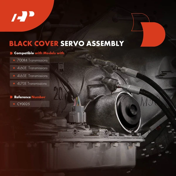 Black Cover Corvette Servo High Performance for 4L60E 4L65E 4L70E 700R4 82-14