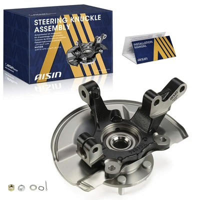 AISIN Front Driver Steering Knuckle Assembly for 2007-2017 Jeep Compass