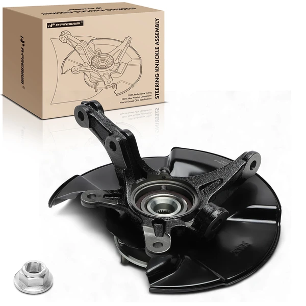 Front Passenger Steering Knuckle & Hub Bearing for Honda Civic 2006-2011 L4 2.0L