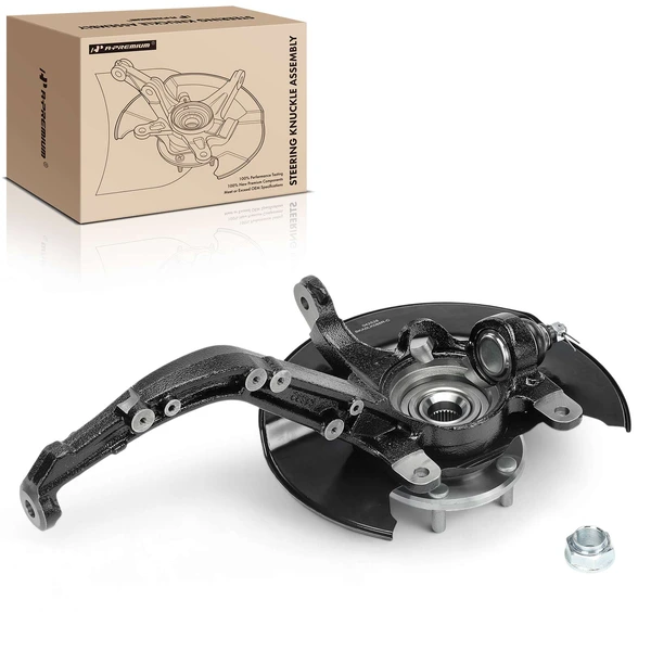 Front Passenger Steering Knuckle & Hub Bearing for Honda Accord 1998-2002 L4 2.3L