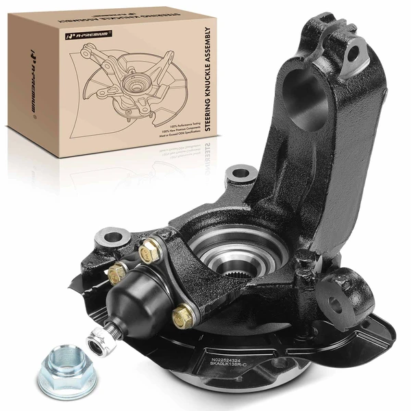 Front Passenger Steering Knuckle & Hub Bearing for 2014-2020 Ram ProMaster 2500