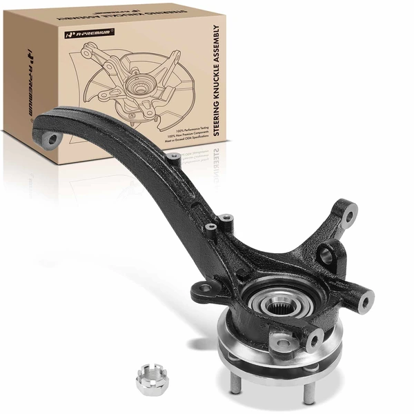 Front Passenger Steering Knuckle & Hub Bearing Assembly for 2002-2005 Kia Optima