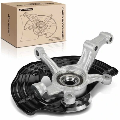Front Driver Steering Knuckle & Hub Bearing Assembly