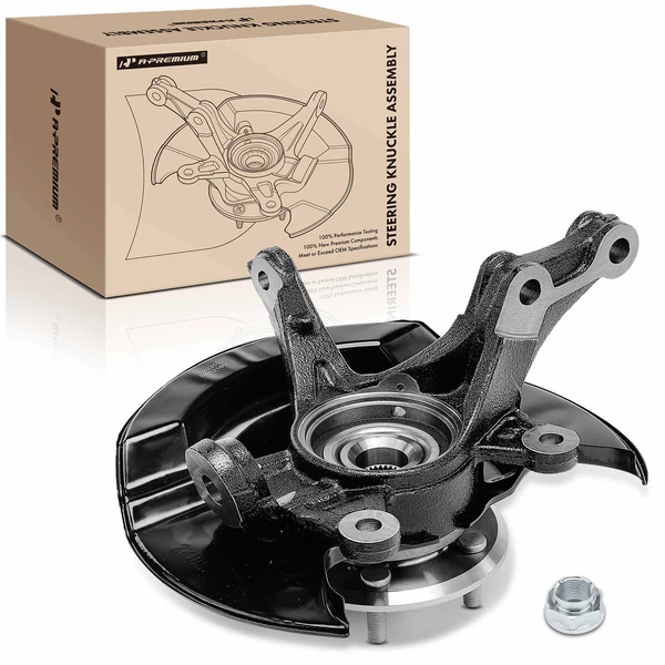 Front Driver Steering Knuckle Assembly for Honda CR-V 2007-2009 L4 2.4L