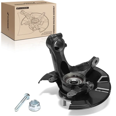 Front Passenger Steering Knuckle & Hub Bearing