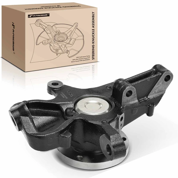 Front Driver Steering Knuckle & Hub Bearing Assembly for Dodge Sprinter 2500 2008-2009