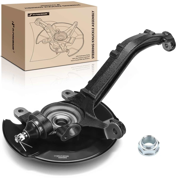 Front Passenger Steering Knuckle & Hub Bearing Assembly for 1998-2002 Honda Accord