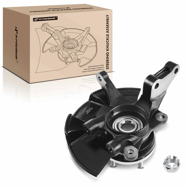 Front Driver Steering Knuckle Assembly for 2005-2009 Kia Sportage