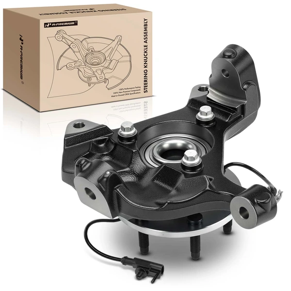 Front Driver Steering Knuckle & Hub Bearing for 2007-2013 Chevrolet Avalanche