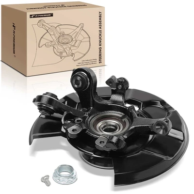 Rear Driver Steering Knuckle & Hub Bearing