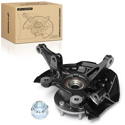 Front Passenger Steering Knuckle Assembly with 5 Flange Hole