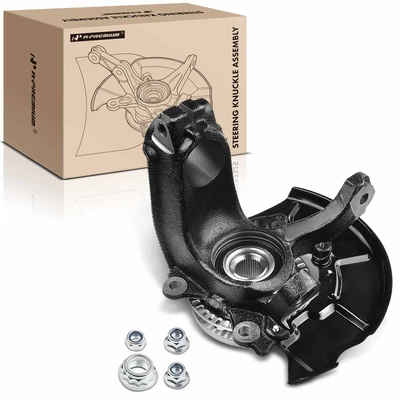 Front Passenger Steering Knuckle & Wheel Hub Bearing Assembly