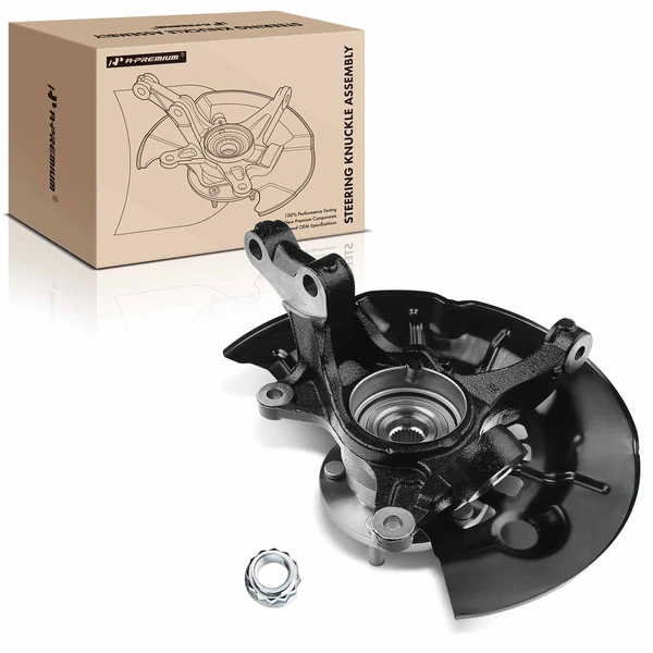 Front RH Steering Knuckle & Wheel Hub Bearing Assembly for Toyota Camry 12-17 LE