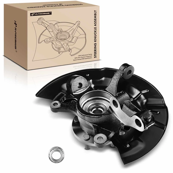 Front LH Steering Knuckle & Wheel Hub Bearing Assembly for Toyota Camry 12-17