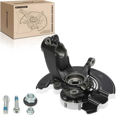 Front Passenger Steering Knuckle & Hub Bearing