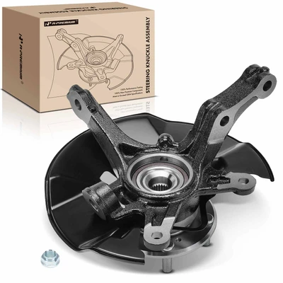 Front Driver Steering Knuckle & Hub Bearing Assembly