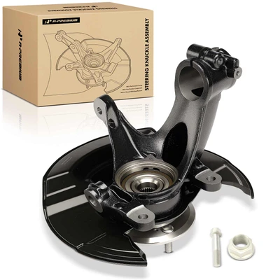Front Driver Steering Knuckle & Hub Bearing Assembly