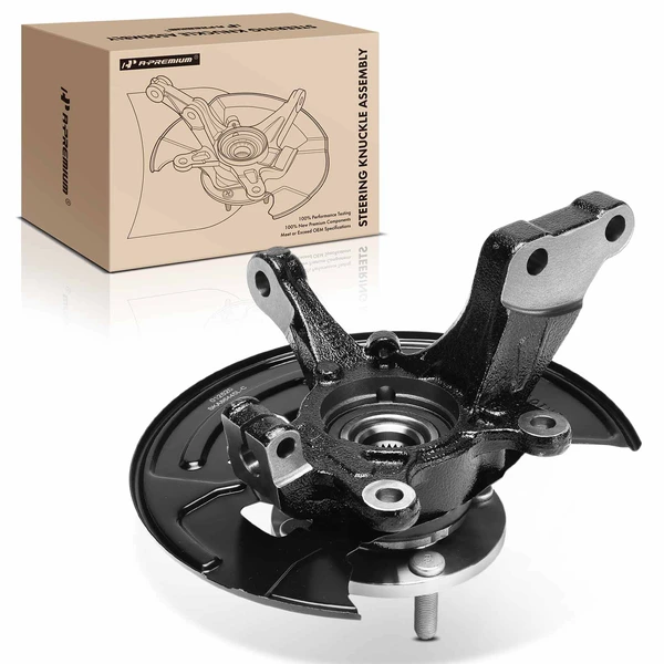 Front Driver Steering Knuckle & Hub Bearing for Nissan Versa 2012-2019 Versa Note
