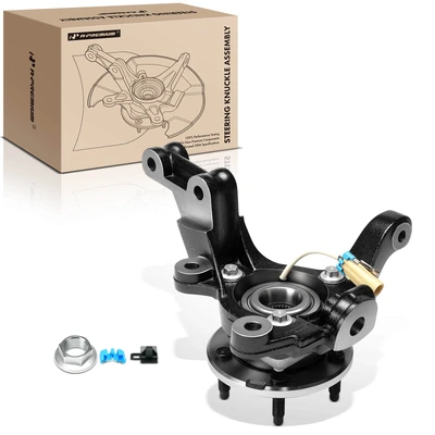 Front Passenger Steering Knuckle & Hub Bearing