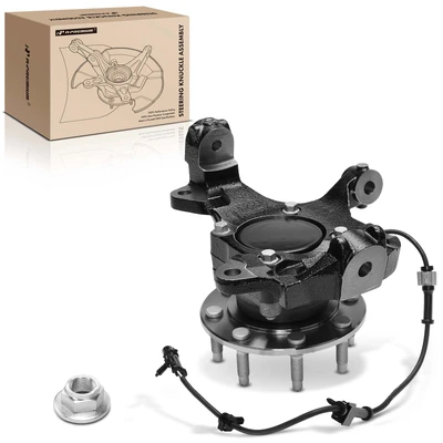 Front Passenger Steering Knuckle & Hub Bearing