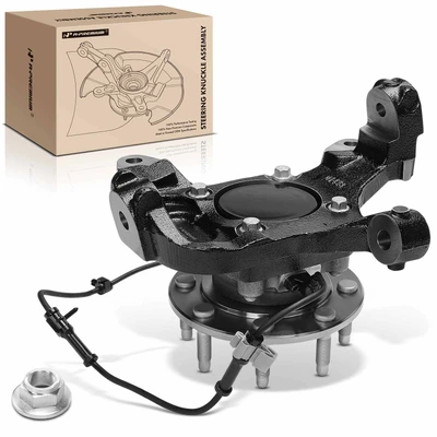 Front Driver Steering Knuckle & Hub Bearing