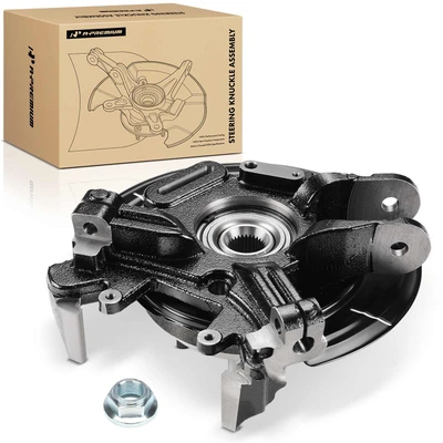 Rear Driver Steering Knuckle & Wheel Hub Bearing Assembly