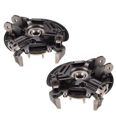 2 Pcs Rear Steering Knuckle & Wheel Hub Bearing Assembly