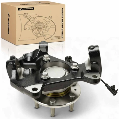 Front Passenger Steering Knuckle & Hub Bearing