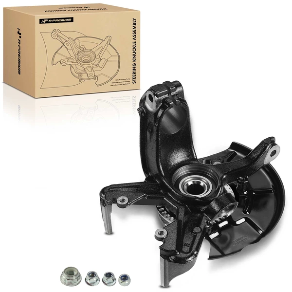 Front Passenger Steering Knuckle & Wheel Hub Bearing Assembly for VW Beetle