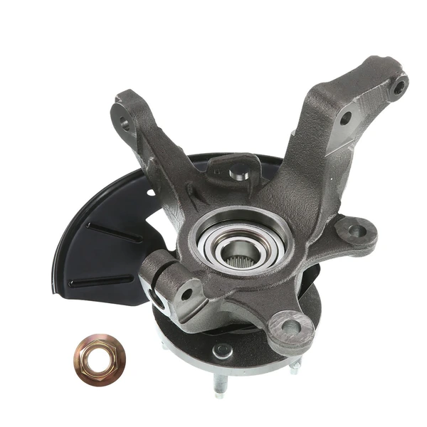 Front Driver Steering Knuckle & Wheel Hub Bearing Assembly for 2001-2004 Mazda Tribute