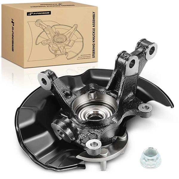 Front Driver Steering Knuckle & Wheel Hub Bearing Assembly for 2009-2013 Toyota Matrix