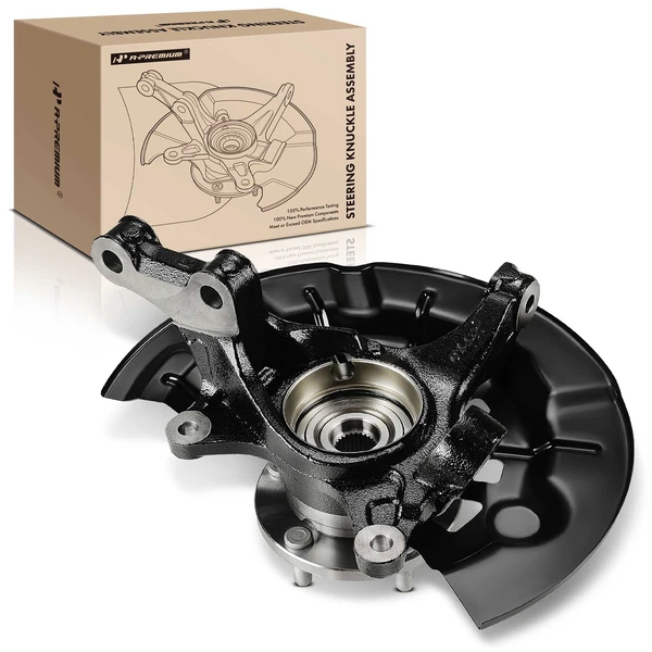 Front Passenger Steering Knuckle & Wheel Hub Bearing Assembly for 2012-2017 Toyota Camry