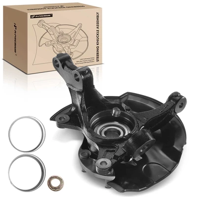 Front Passenger Steering Knuckle & Wheel Hub Bearing Assembly