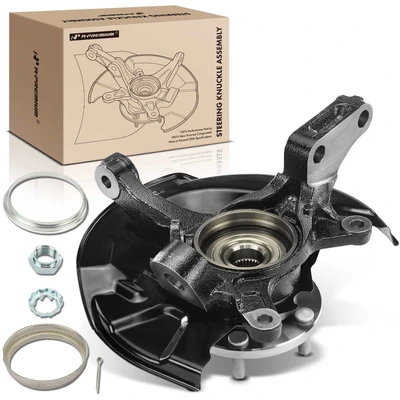Front LH Steering Knuckle & Wheel Hub Bearing Assembly