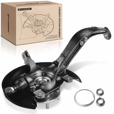 Front Driver Steering Knuckle Assembly for Honda Accord 03-07 L4 2.4L